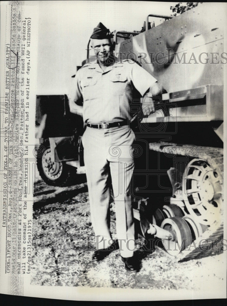 1975 Press Photo Gen. George Patton III - Historic Images