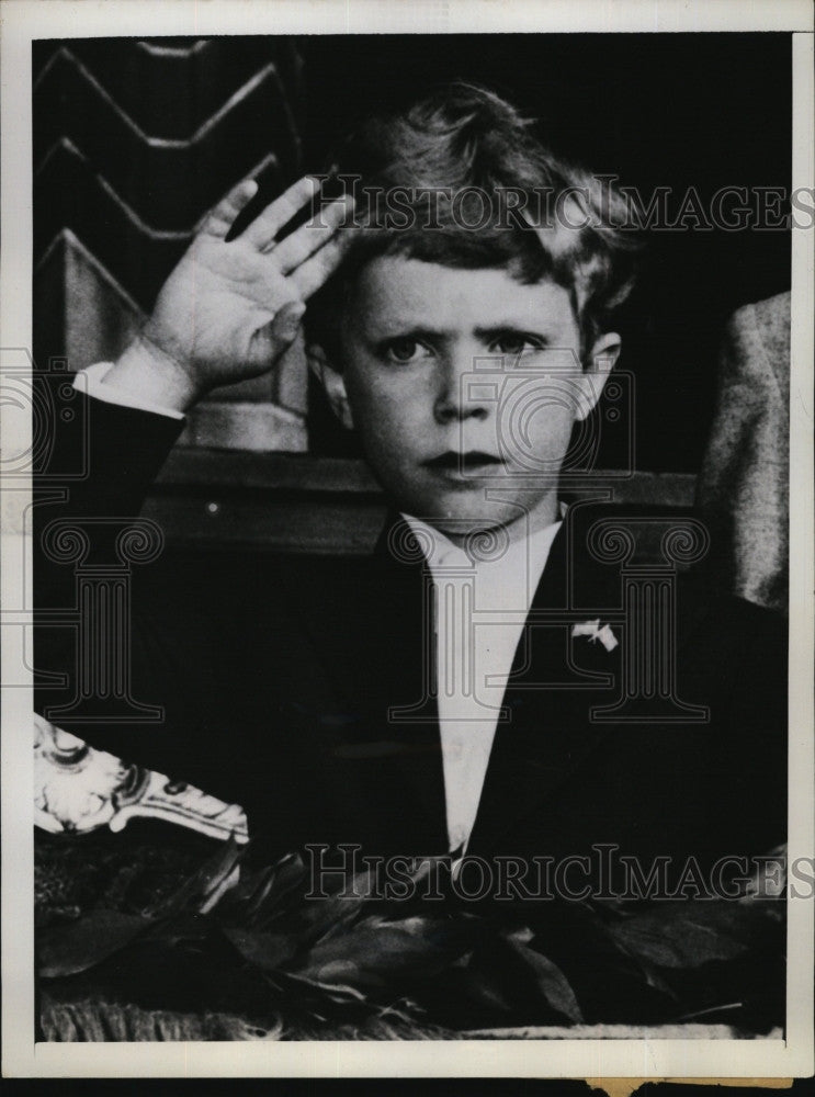 1953 Press Photo Crown Prince  Carl Gustav of Sweden - Historic Images