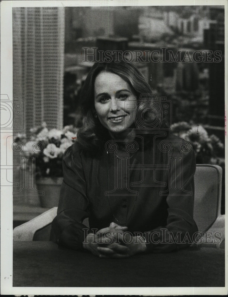 Press Photo News correspondent Robin Young of &quot;Today&quot; - Historic Images