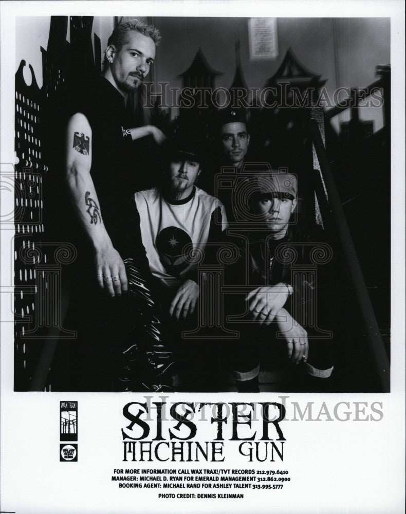 Press Photo Sister Machine Gun - Historic Images