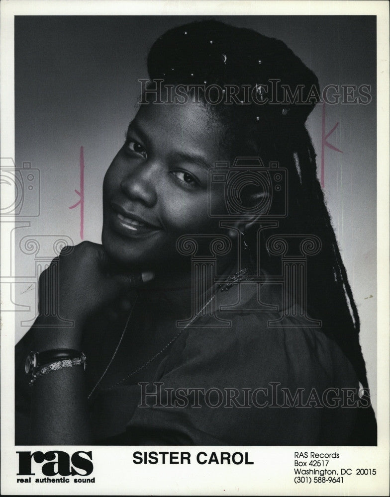 1992 Press Photo Sister Carol - Historic Images