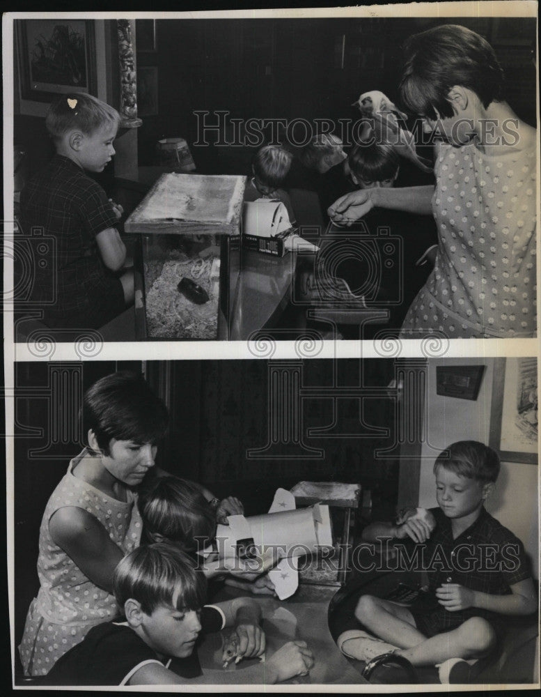 1966 Press Photo Family of Astronaut Charles Conrad, Jr. - Historic Images