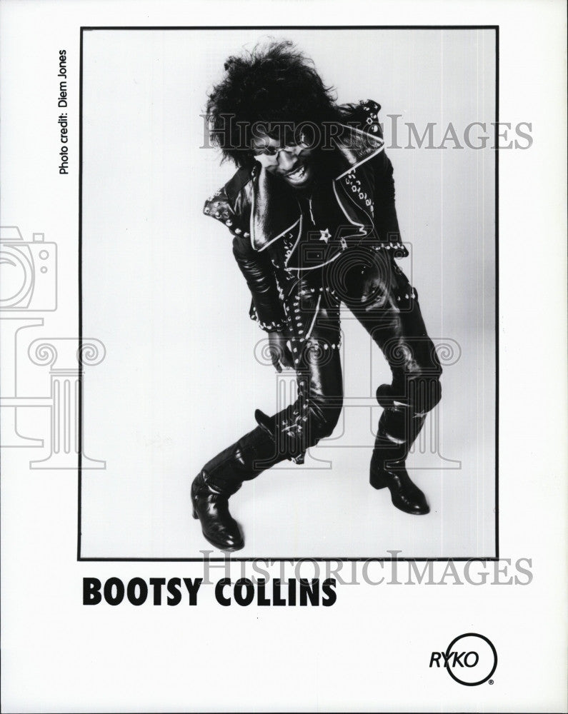 Press Photo Bootsy Collins n American funk bassist, singer, and songwriter. - Historic Images