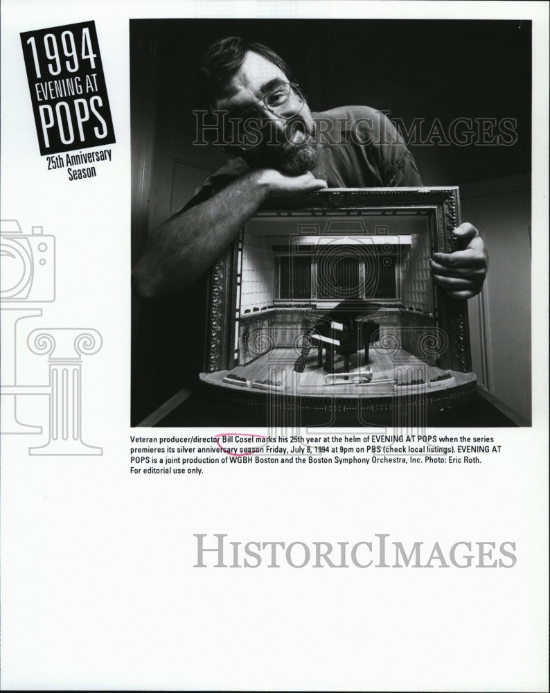 1994 Press Photo Veteran Producer/Producer Bill Cosel - Historic Images