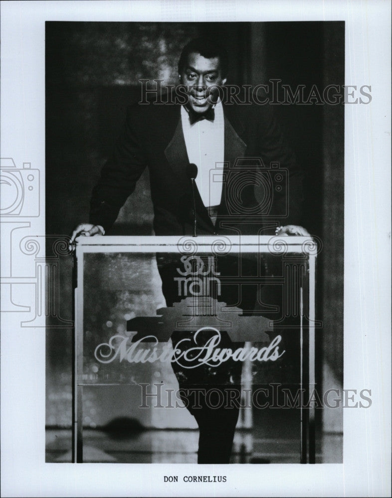 Press Photo Don Cornelius American television show host and producer. - Historic Images