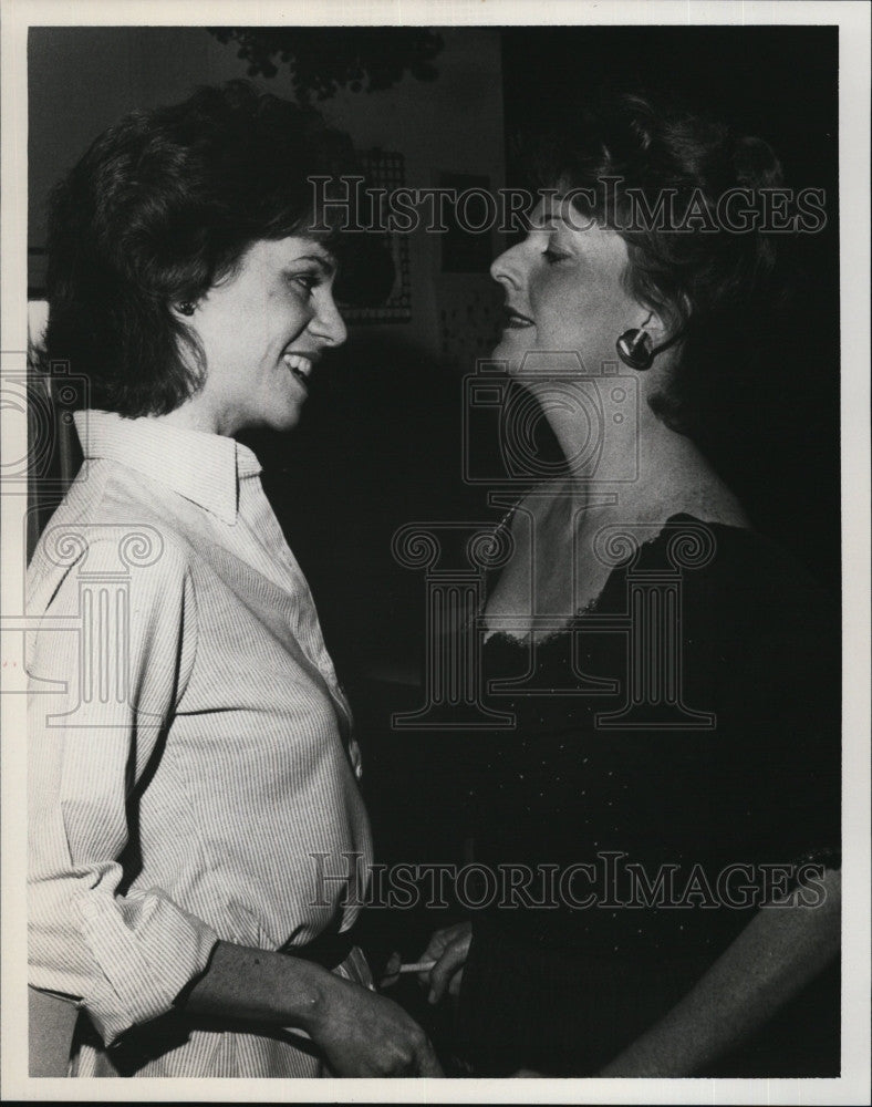 Press Photo Broadway Stars Cynthia Crumlish and Peggy Cosgrave. - Historic Images