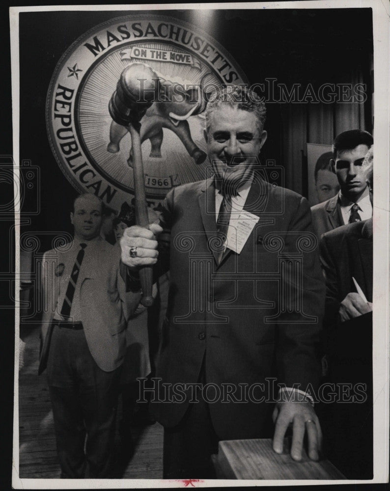 1966 Press Photo Senator John F Parker Head of Republican Party - Historic Images