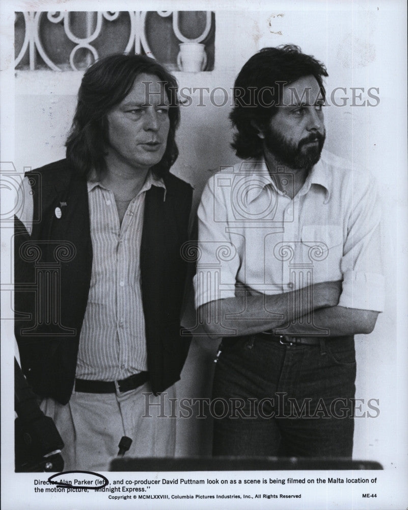 1978 Press Photo &quot;Midnight Express&quot; dir. Alan Parker &amp; pro. David Puttnam - Historic Images