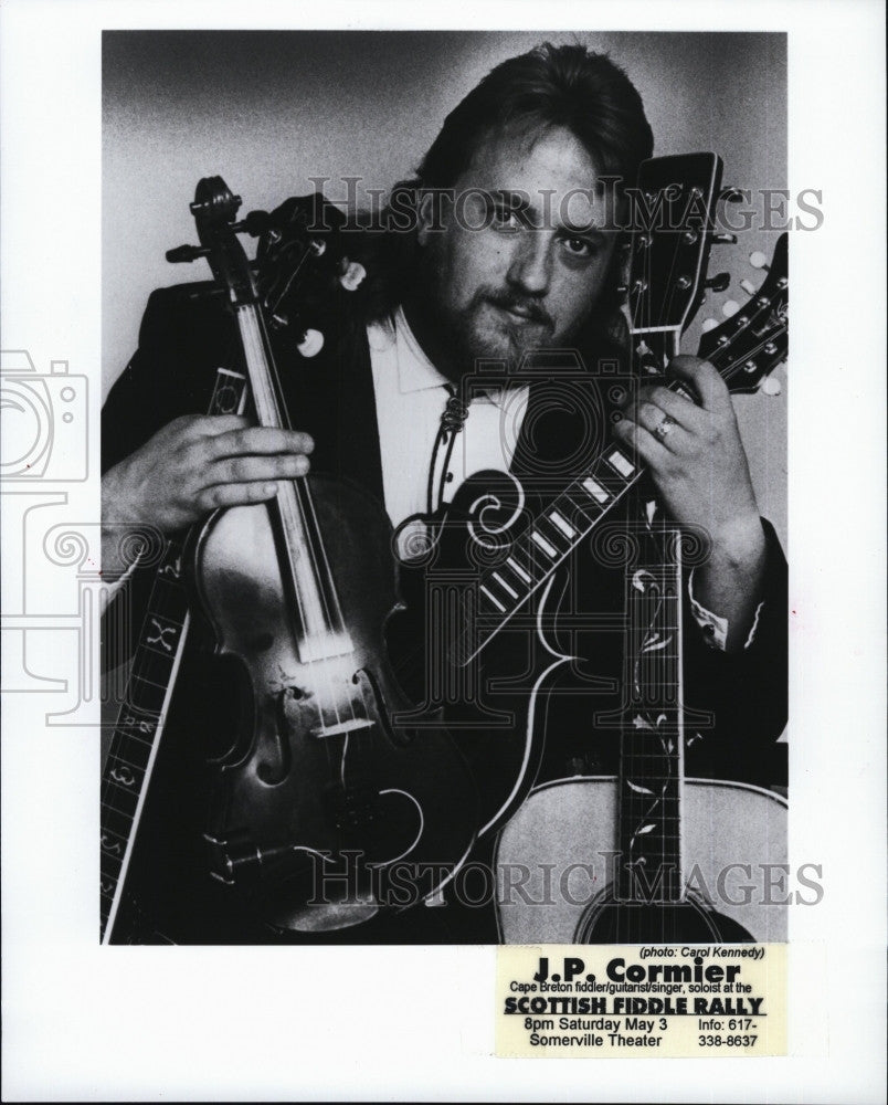 1997 Press Photo J.P. Cormier Fiddler - Historic Images