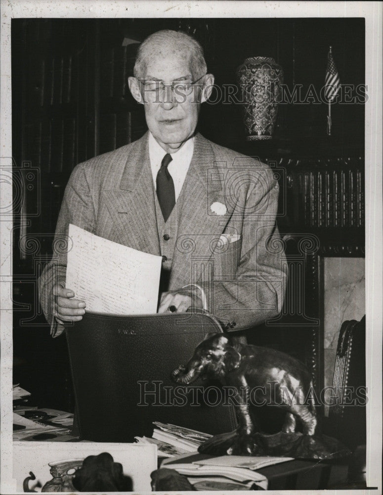 1948 Press Photo Fred Cook, ex Sec of State for Mass. - Historic Images