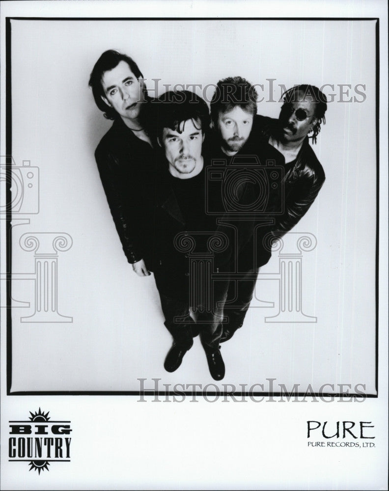 Press Photo Band &quot;Big Country&quot; on Pure  Records - Historic Images