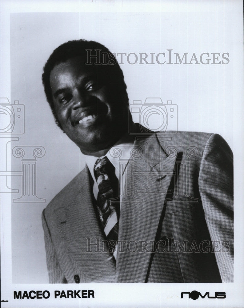 Press Photo American funk and soul jazz saxophonist Maceo Parker - Historic Images