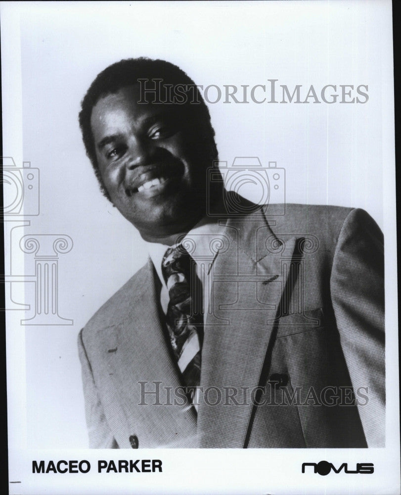 Press Photo Musician Maceo Parker posing for picture - Historic Images