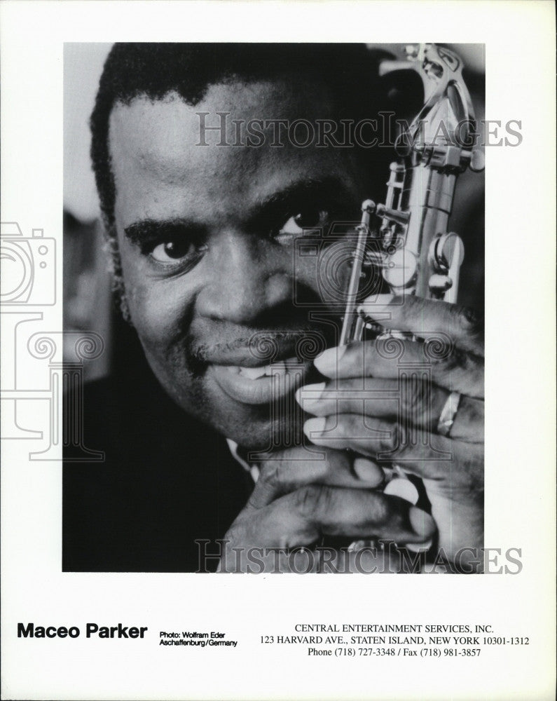 Singer Maceo Parker Soul Jazz Saxophonist Vintage Photo Print ...