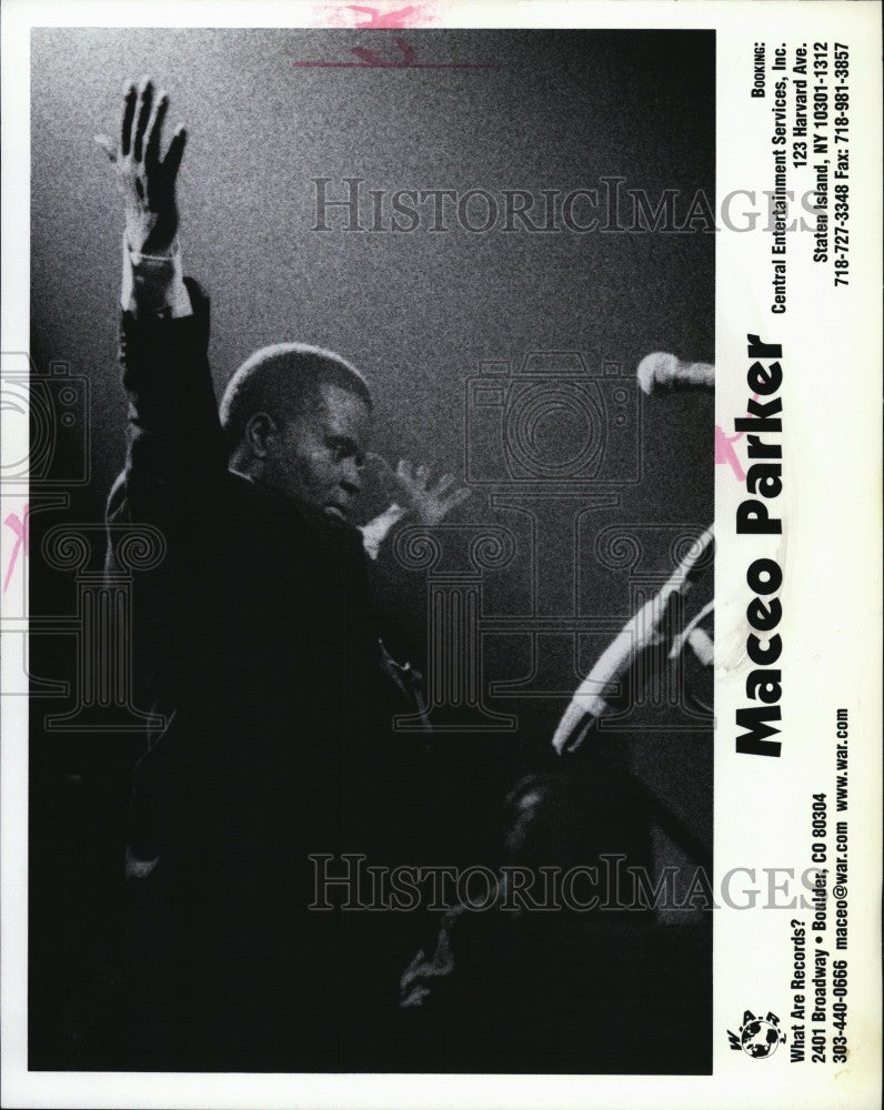 1998 Press Photo Maceo Parker Jazz Saxophonist - Historic Images