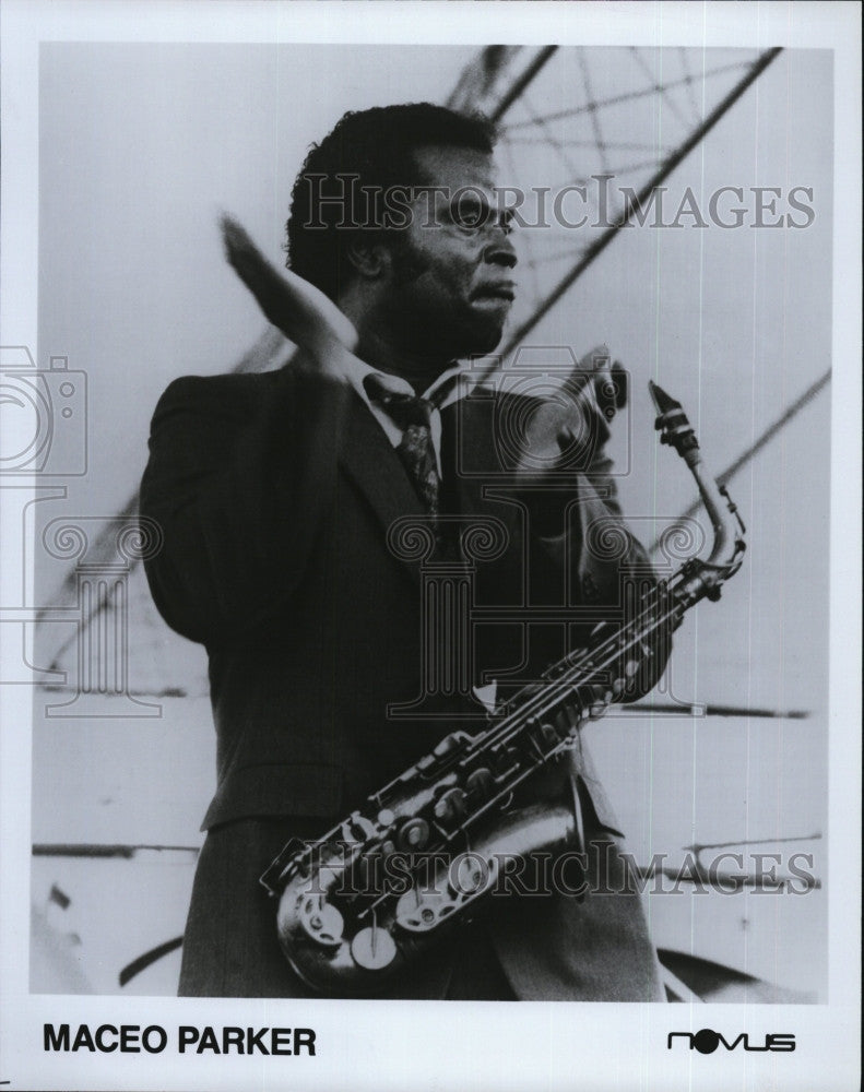 Press Photo Maceo Parker Jazz Saxophonist - Historic Images