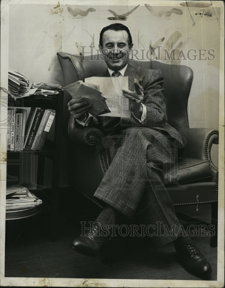 1953 Press Photo Singer, Frank Parker of Arthur Godfrey&#39;s radio &amp; Tv show - Historic Images