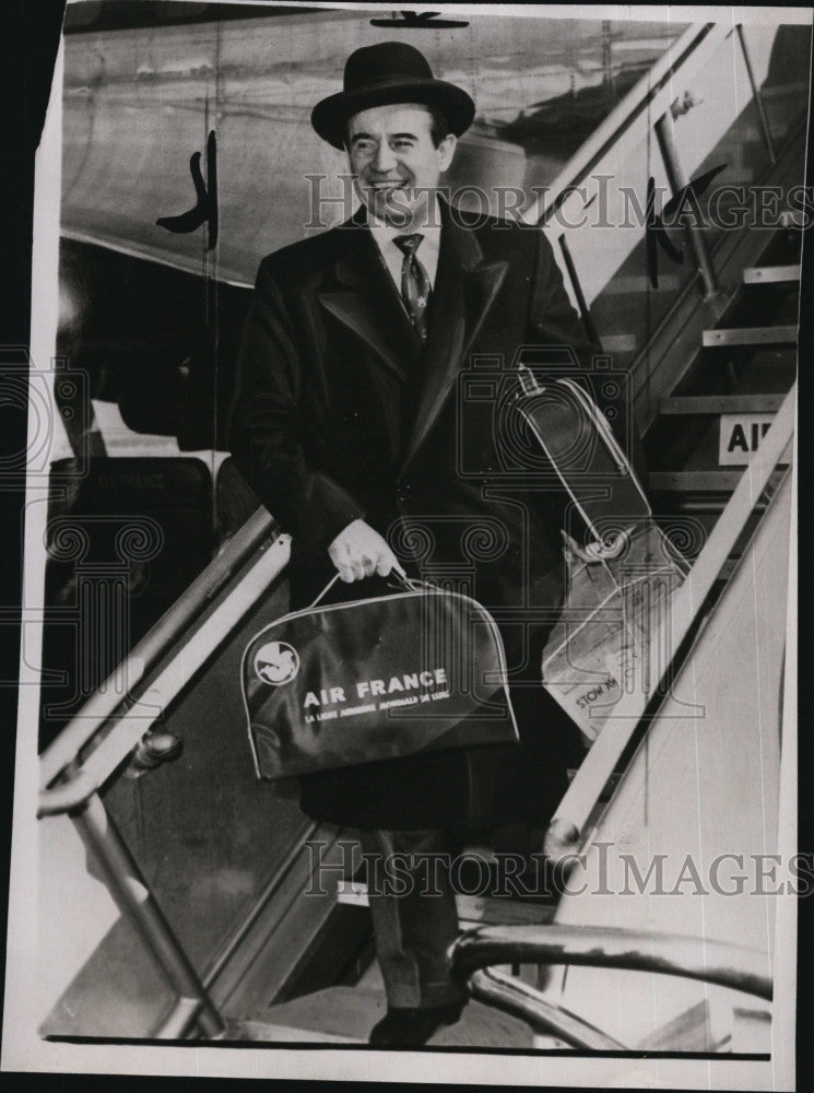 1954 Press Photo Singer, Frank Parker to perform - Historic Images