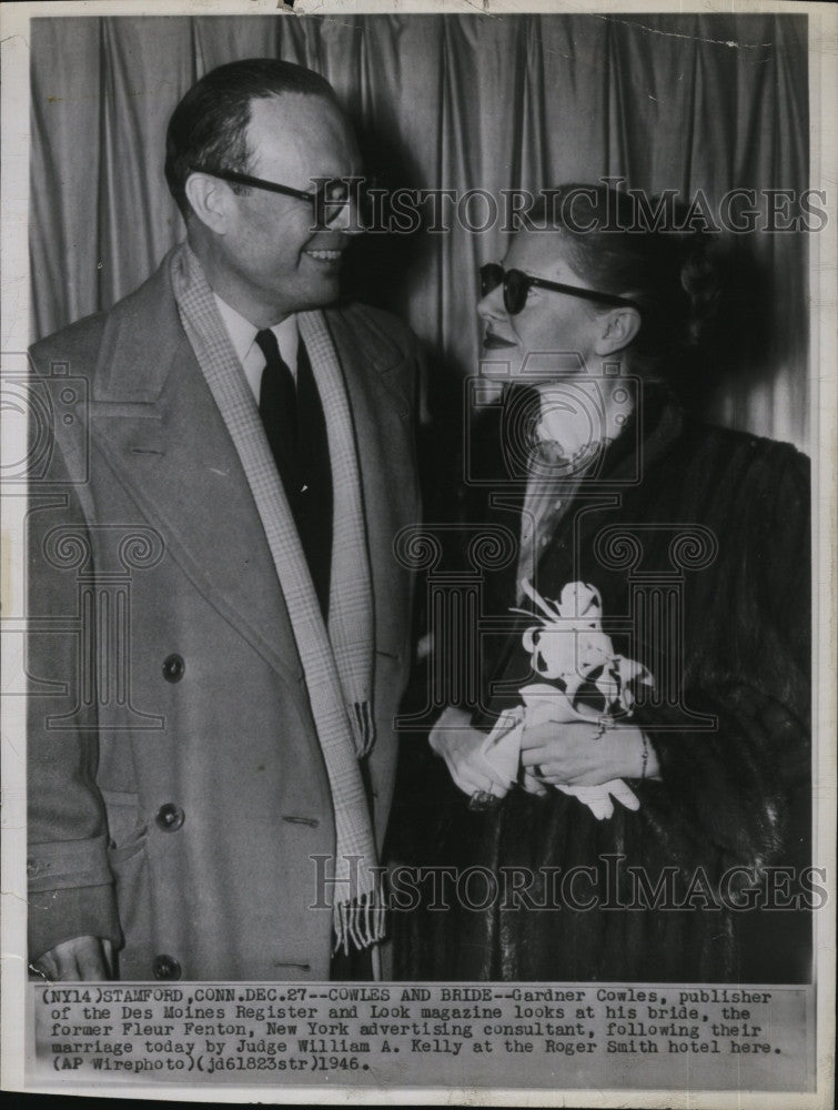 1946 Press Photo  Wash. Cherry Blossom Queen F.E. Pastore & Kathleen Khous - Historic Images
