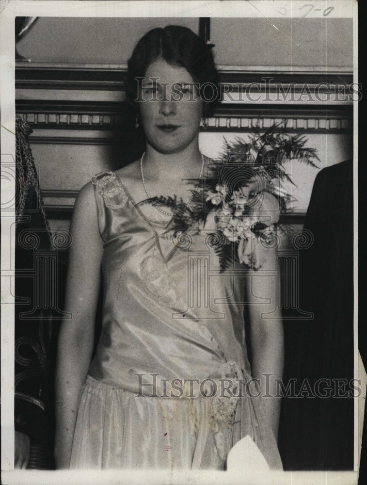 1929 Press Photo Florence Trumbull, fiancee of John Coolidge - Historic Images