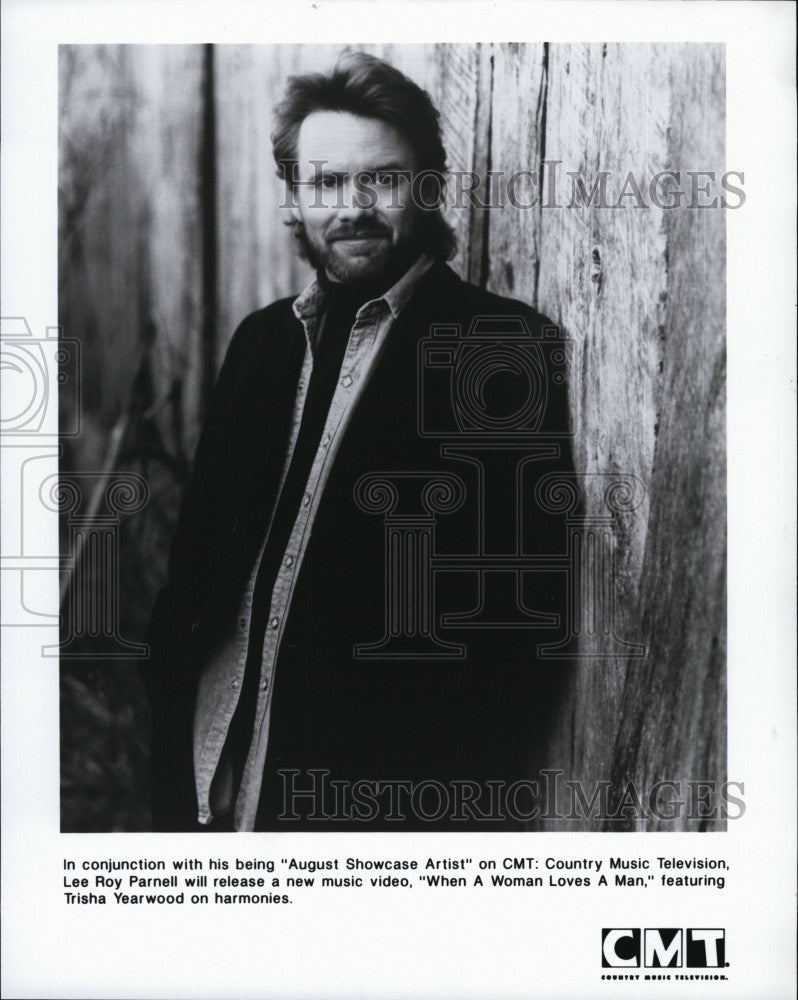 Press Photo country music singer Lee Roy Parnell - Historic Images