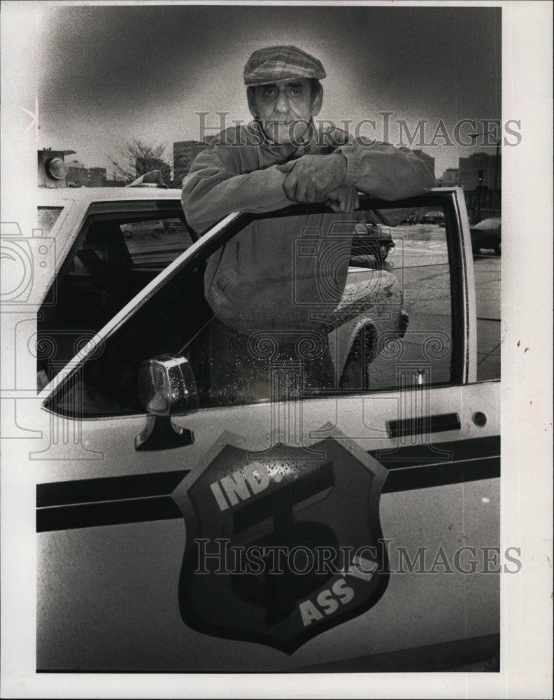 1992 Press Photo Eddy Parlin Car Driver - Historic Images