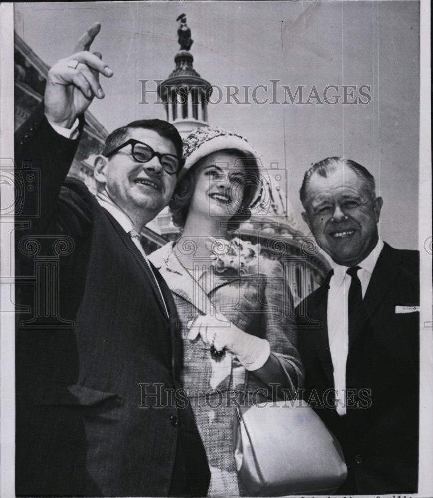 1962 Press Photo Penne Percy of Texas is 1962 Maid of Cotton - Historic Images