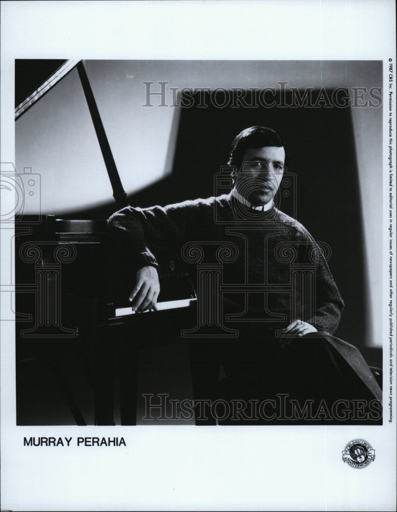 1987 Press Photo Murray Perahia  American concert pianist and conductor. - Historic Images