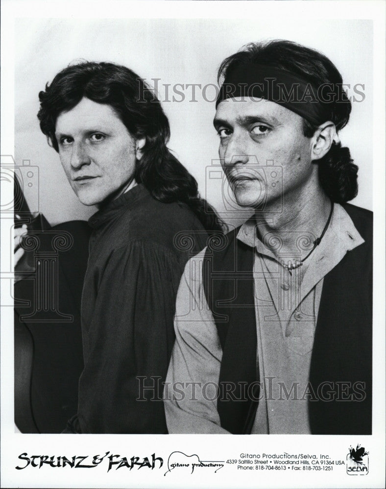 Press Photo Strunz &amp; Farah of Gitano Productions - Historic Images