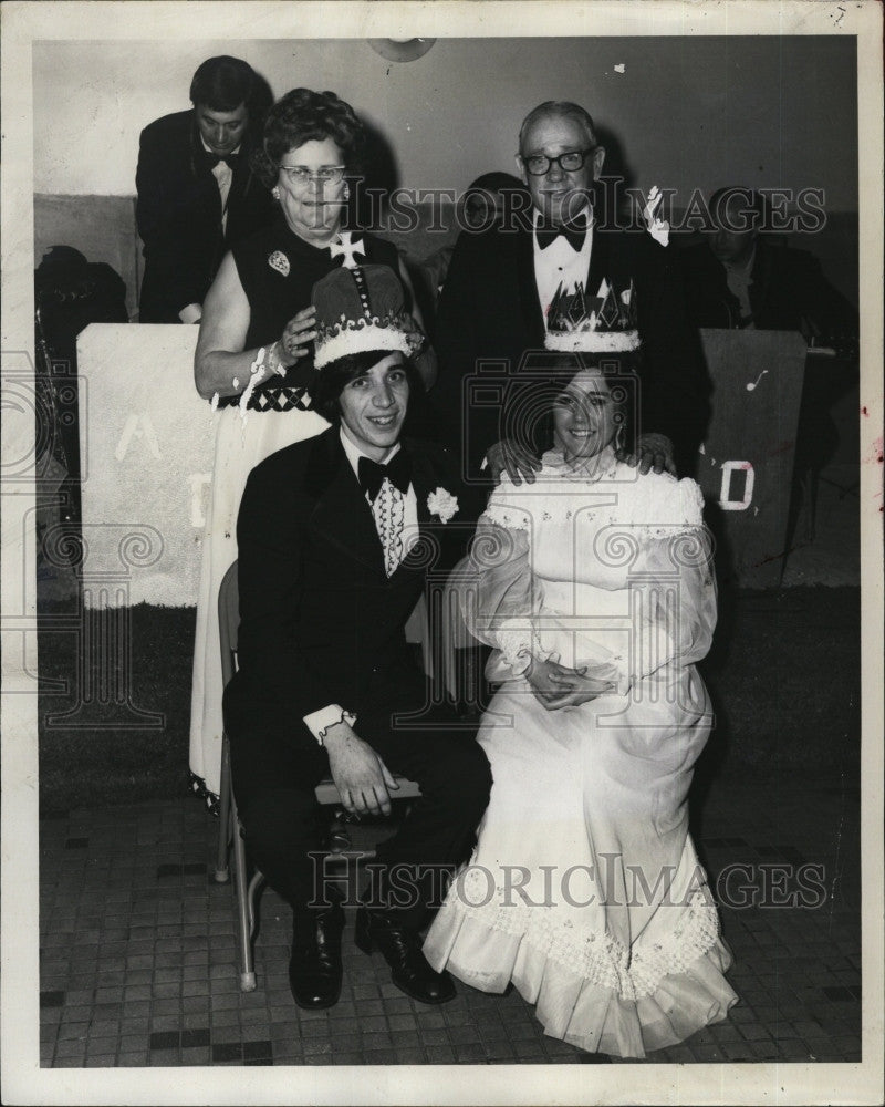 1972 Press Photo Trade High Director &amp; Mrs Walter Struble - Historic Images