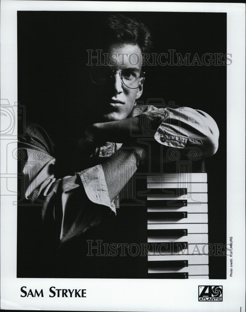 Press Photo Sam Stryke Musician - Historic Images