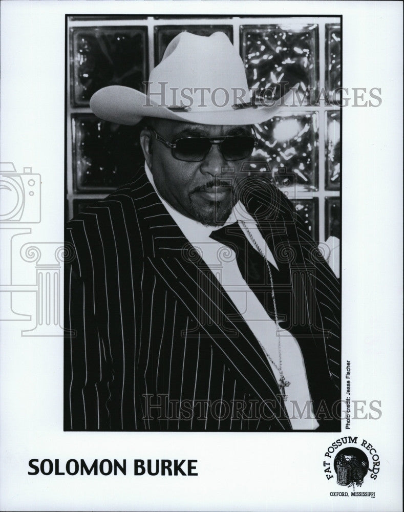 2002 Press Photo Singer-Songwriter Solomon Burke - Historic Images