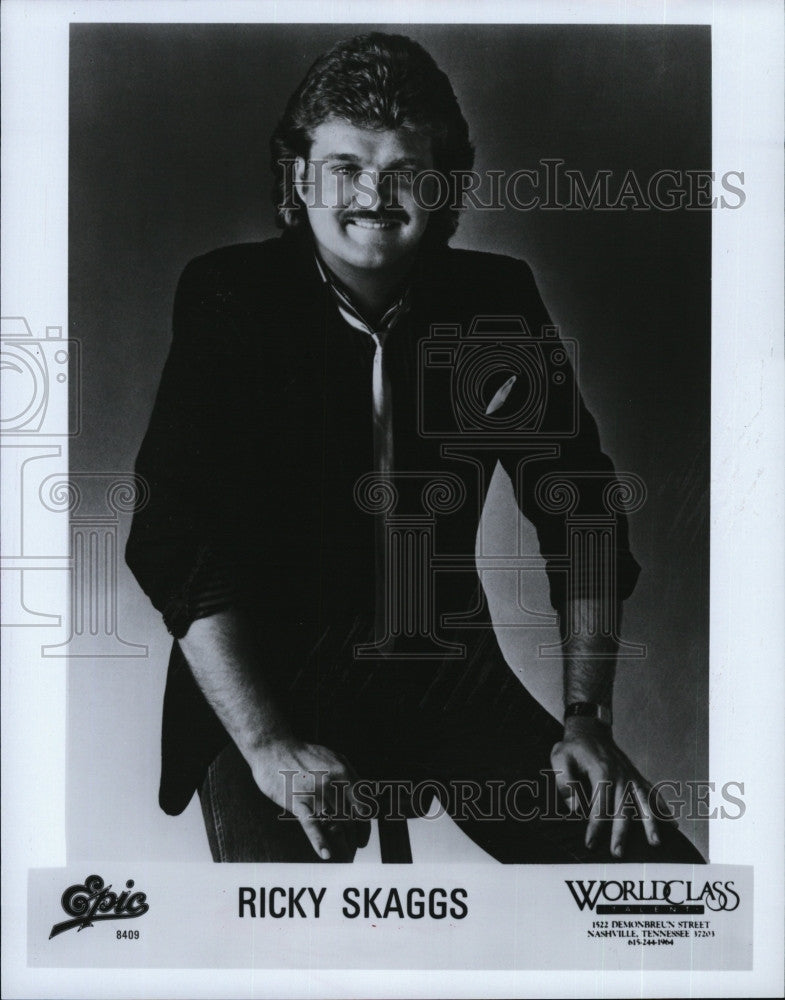 Press Photo COPY Ricky Skaggs Song Artist - Historic Images