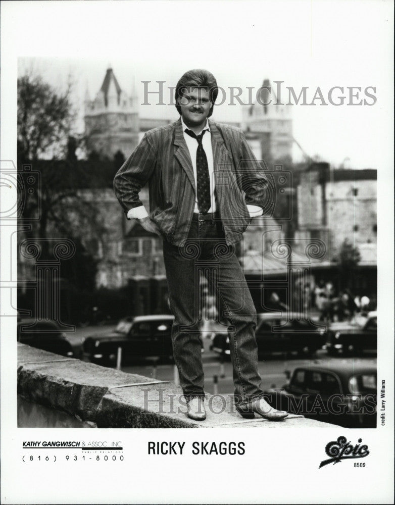 Press Photo COPY Ricky Skaggs Bluegrass Country Music Singer - Historic Images