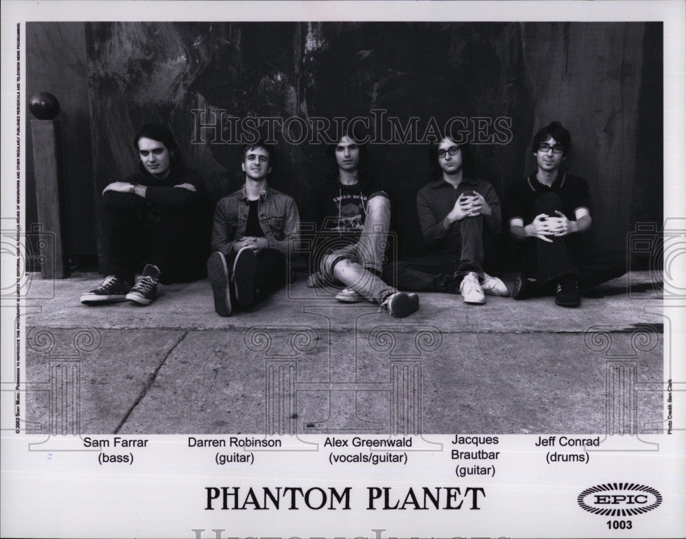 Press Photo Phantom Planet members - Historic Images