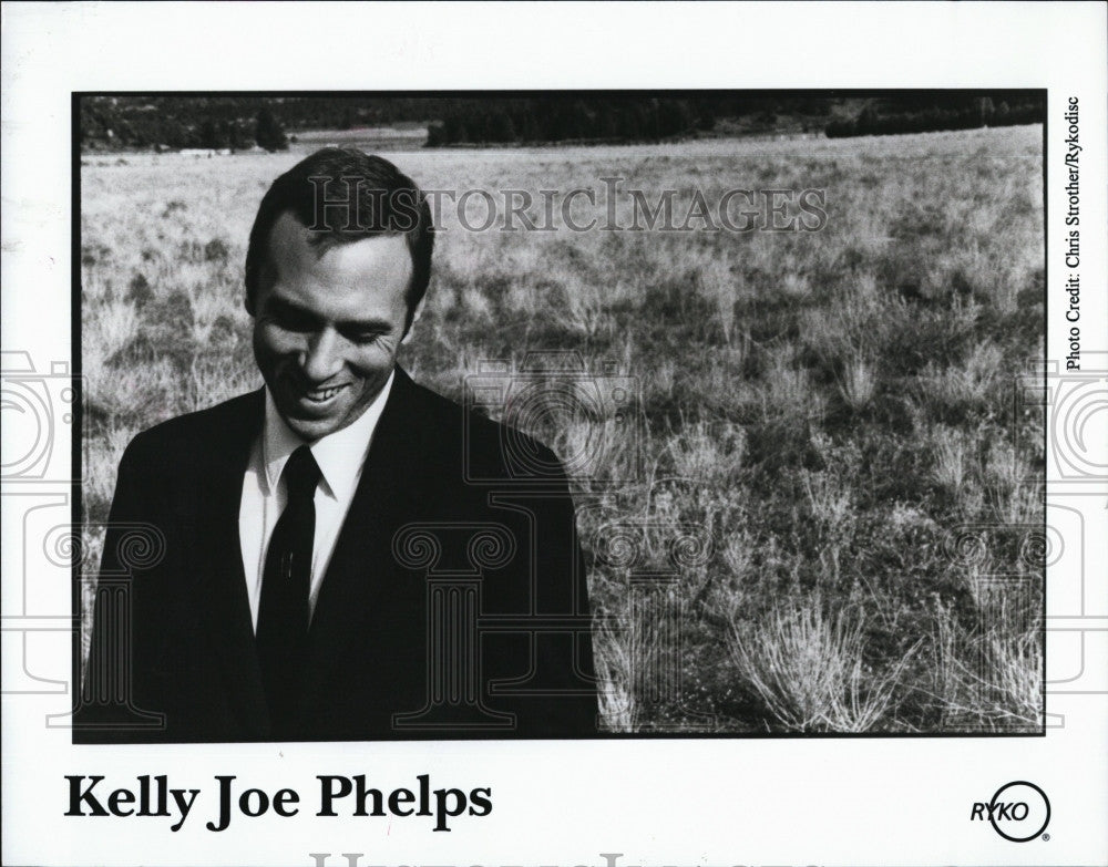 Press Photo Singer Kelly Joe Phelps - Historic Images