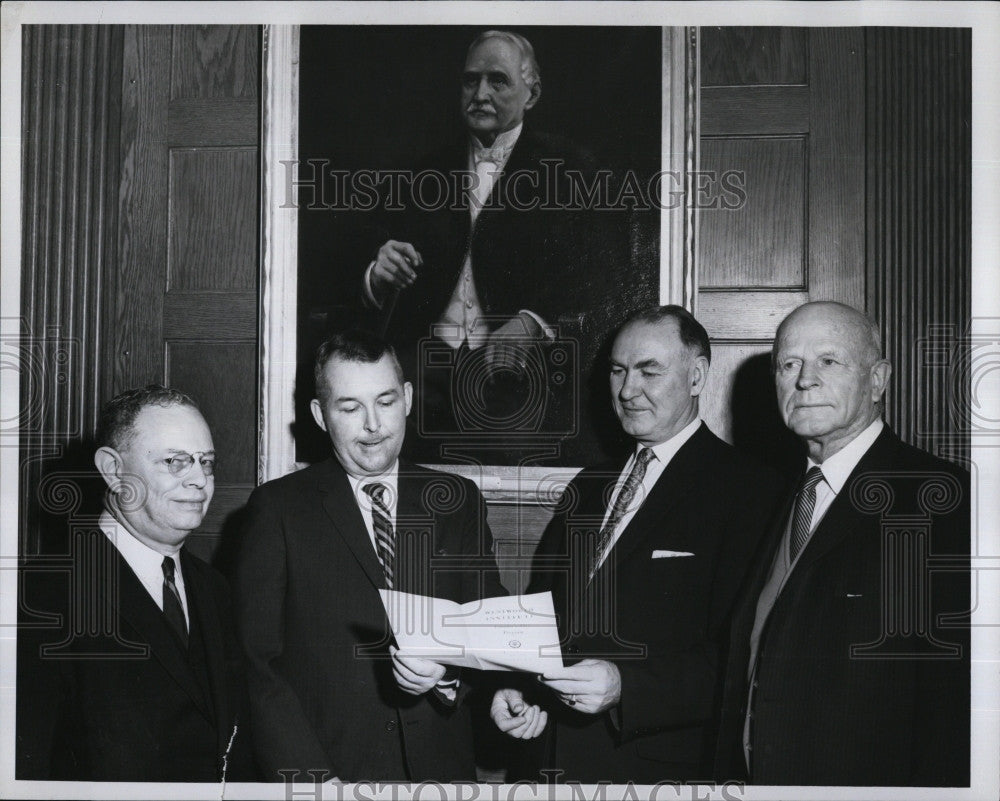 1965 Press Photo Founder Day of Wentworth Institute in 1904. - Historic Images