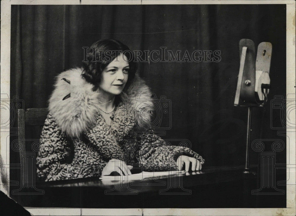 1929 Press Photo Lady Megan Arfon Lloyd George, British Politician - Historic Images