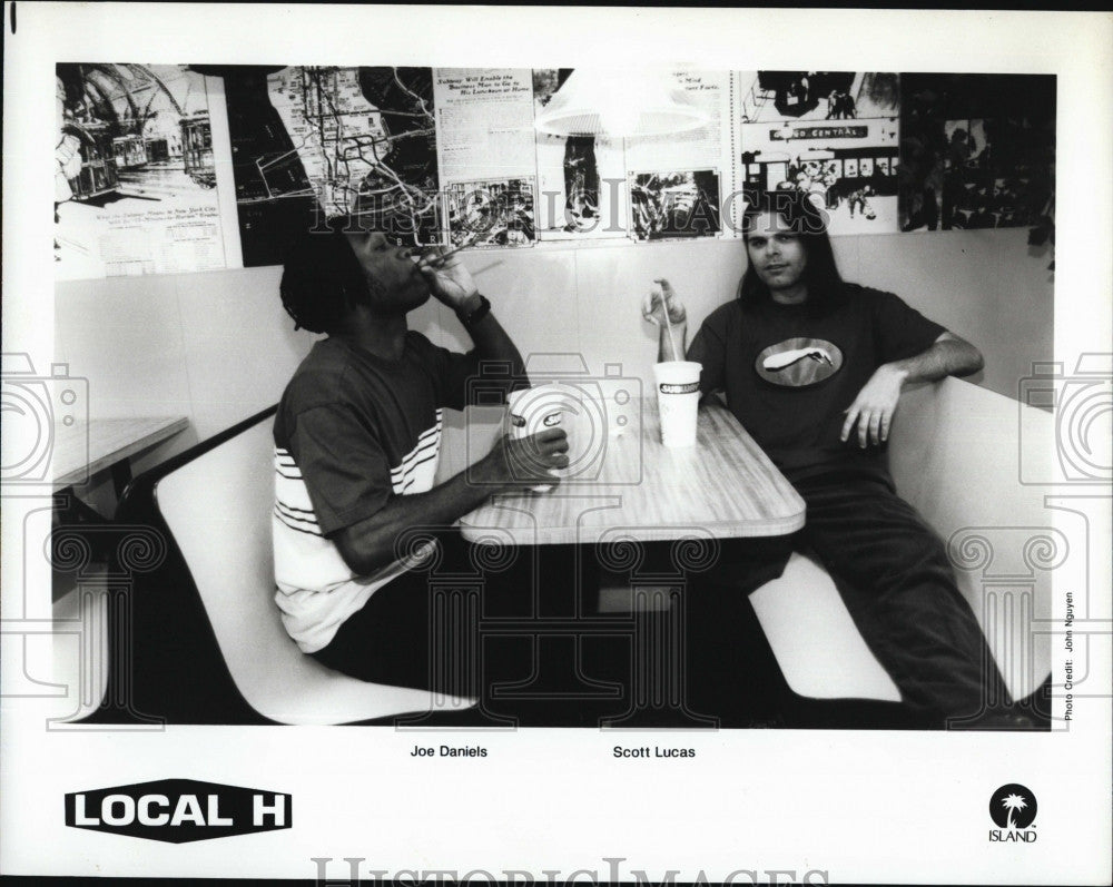 Press Photo Alternative Rock Duo &quot;Local H&quot; Scott Lucas And Joe Daniels&quot; - Historic Images