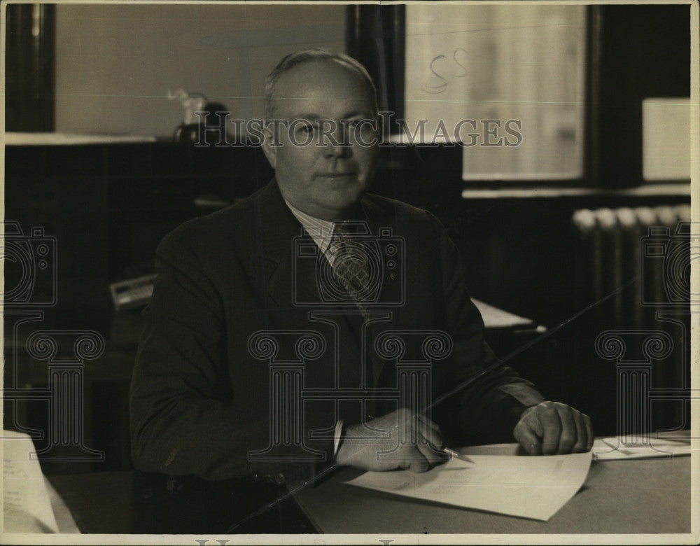 1935 Press Photo Brig. Gen. Luke Callan, GOP candidate for governor - Historic Images
