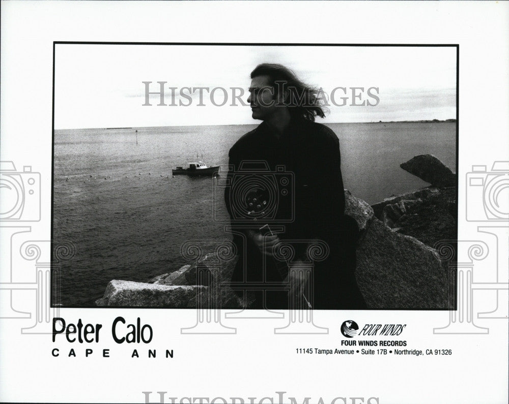 Press Photo Circa 1995 Jazz New Age Musician Peter Calo Cape Ann Album - Historic Images