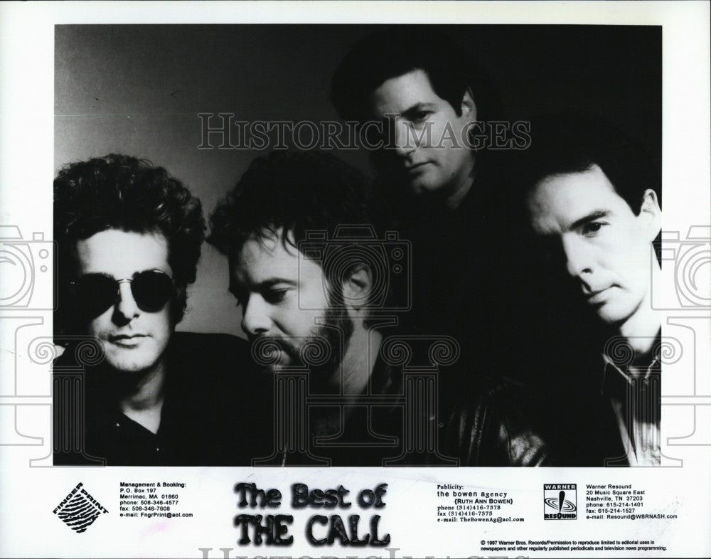 1997 Press Photo Band &quot;The Best of The Call&quot; on Warner records - Historic Images