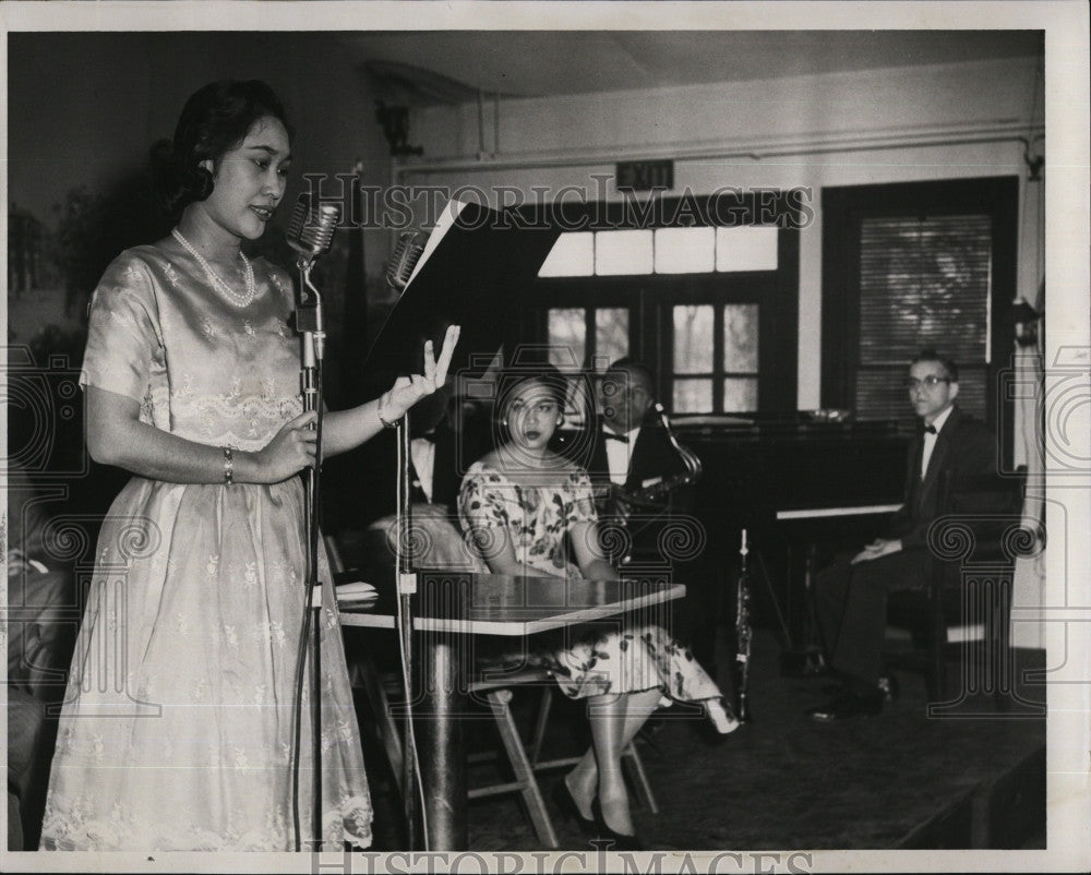 1959 Press Photo Linda Garcia Campos, daughter of Philippine President - Historic Images