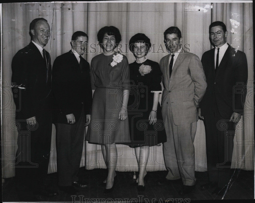 1963 Press Photo RJ Bowdring,D Galli,E Verganini,K Kerrigan,LA Ryan,H Mollahan - Historic Images