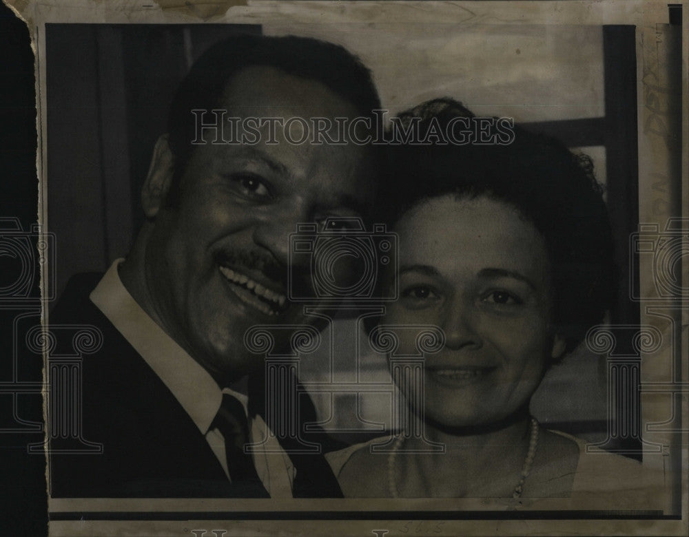 1968 Press Photo NYC Board of Education Appointee Milton Galamison Wife Gladys - Historic Images