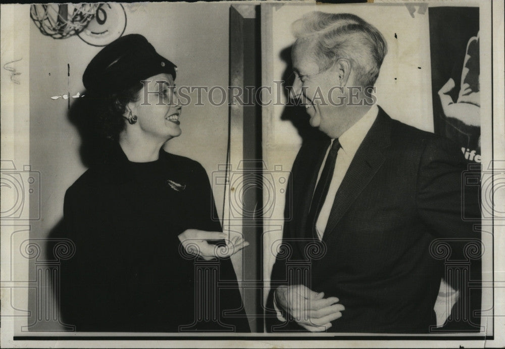 1960 Press Photo Marianne B. Campbell, Tom Chauncey - Historic Images