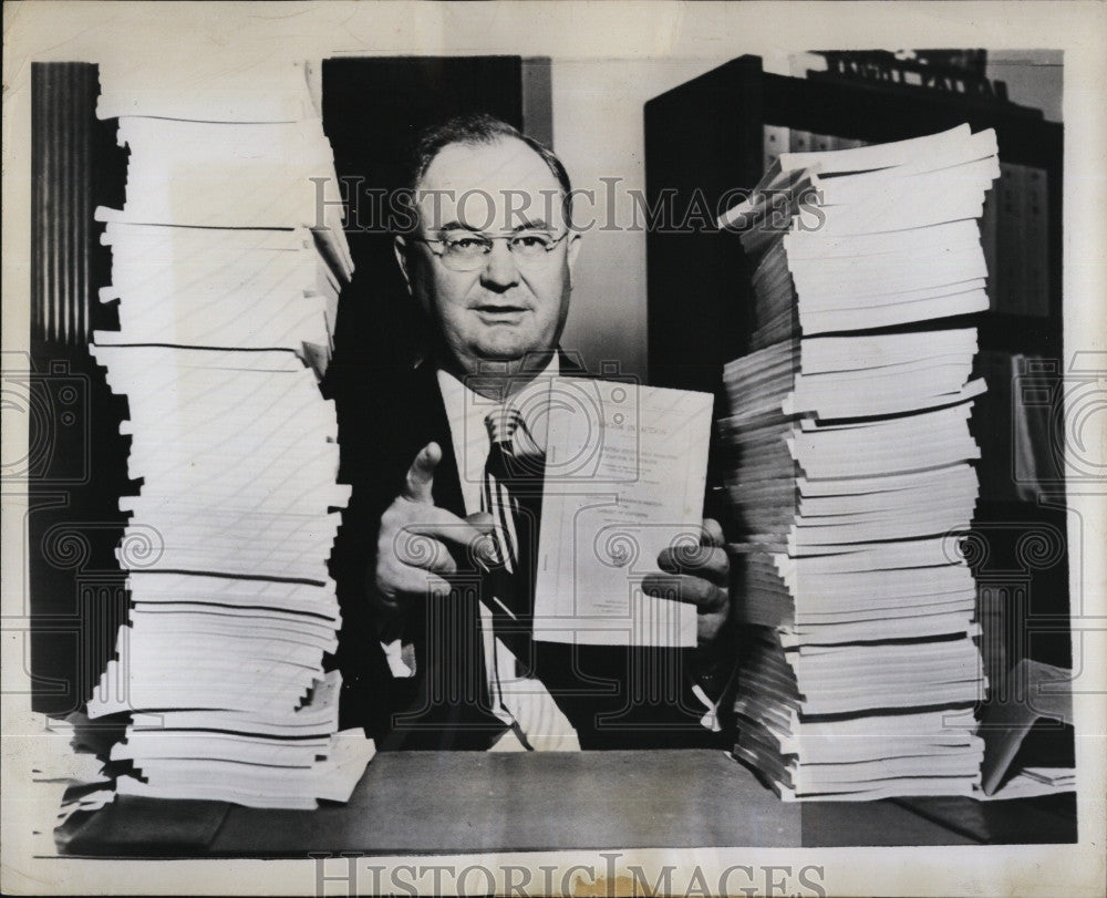 1947 Press Photo  Rep Wright Patman of Texas - Historic Images