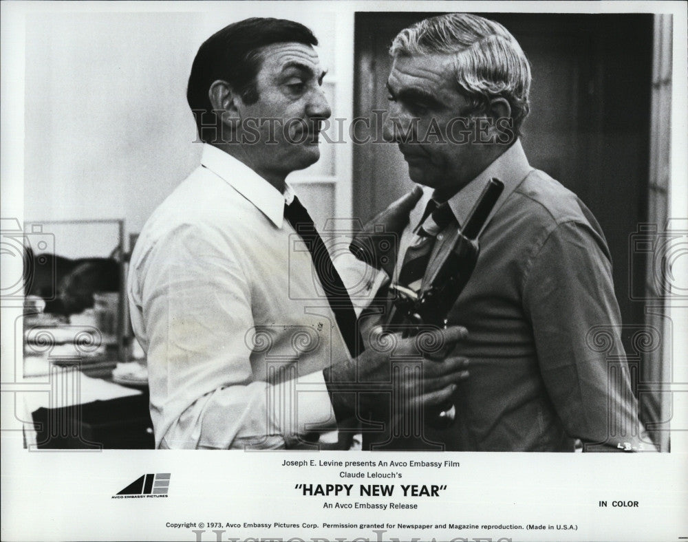 1973 Press Photo A scene from &quot;Happy New Year&quot; - Historic Images