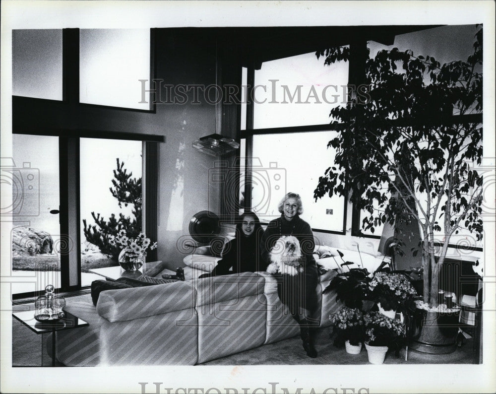 1986 Press Photo Interior Designers David /iannone &amp; Joe Del Vento - Historic Images