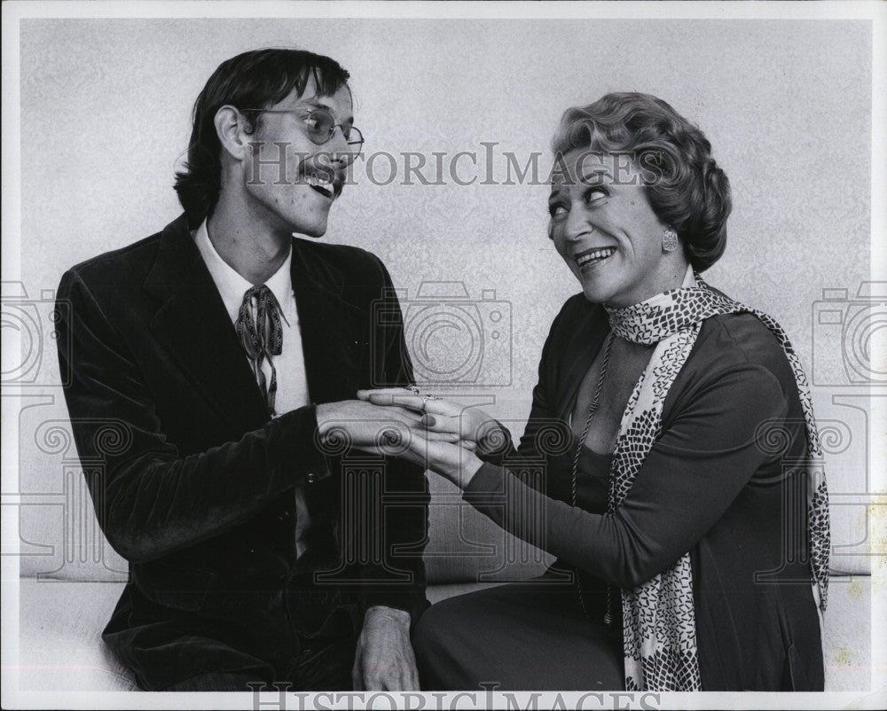 1976 Press Photo Ned Stonebraker And Patricia Merrill in Once More With Feeling - Historic Images